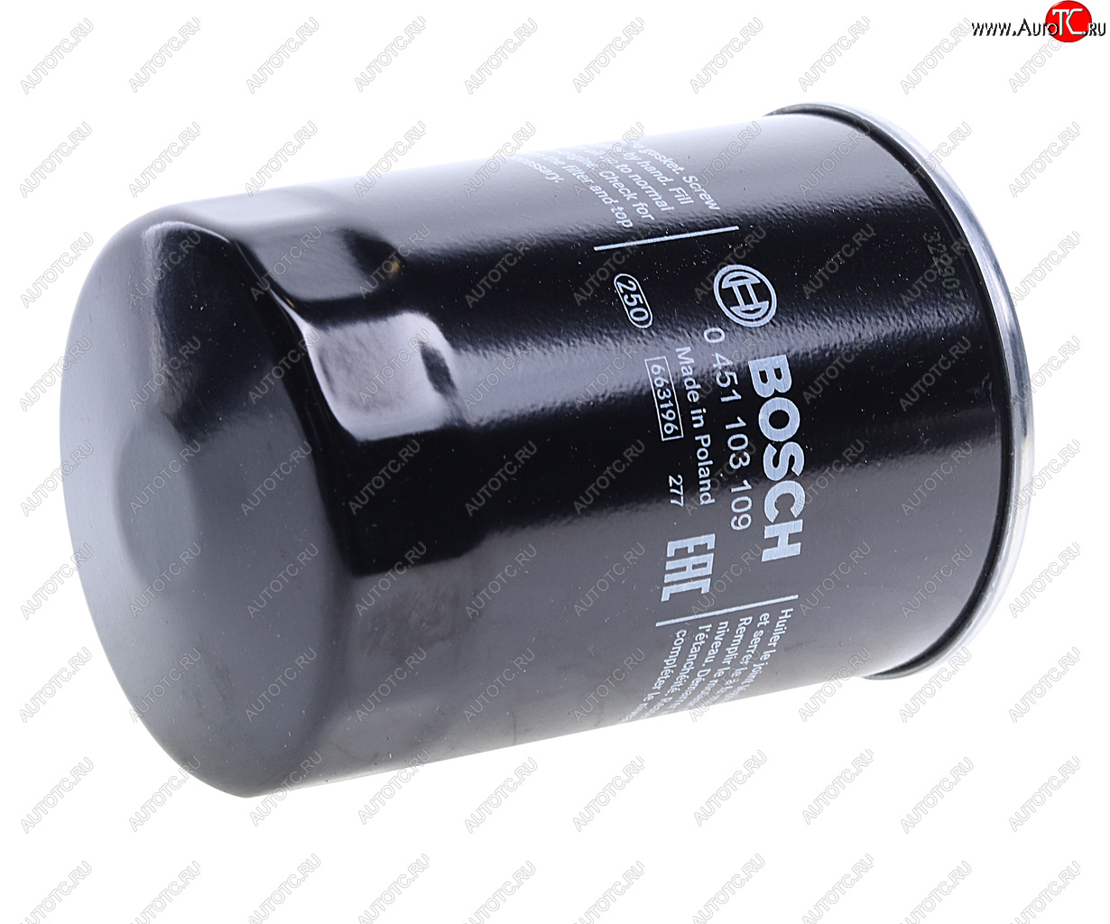 879 р. Фильтр масляный VW AUDI SEAT SKODA (04-) (1.82.0 TSITFSI) BOSCH BOSCH 0451103109  с доставкой в г. Воронеж