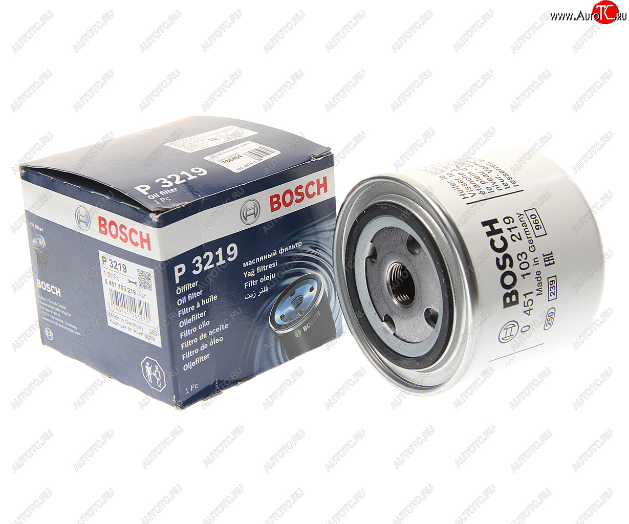 629 р. Фильтр масляный BOSCH BOSCH 0451103219  с доставкой в г. Воронеж