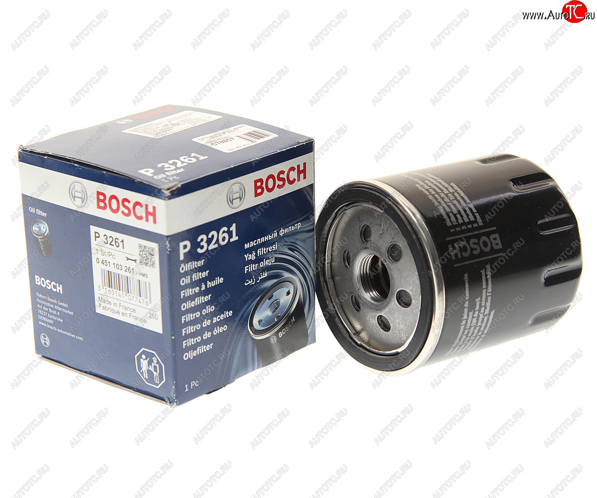 539 р. Фильтр масляный RENAULT Laguna 2 BOSCH BOSCH 0451103261  с доставкой в г. Воронеж