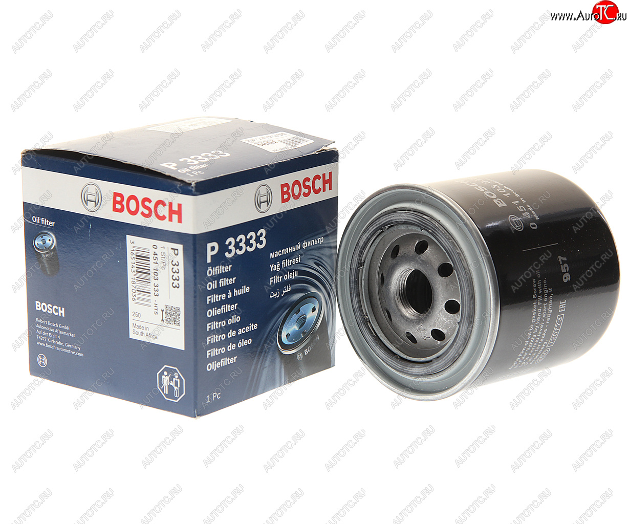 819 р. Фильтр масляный FORD Mondeo 1,2,3 (94-04-) MAZDA MPV 2 (99-02),Tribute (00-) BOSCH BOSCH 0451103333  с доставкой в г. Воронеж