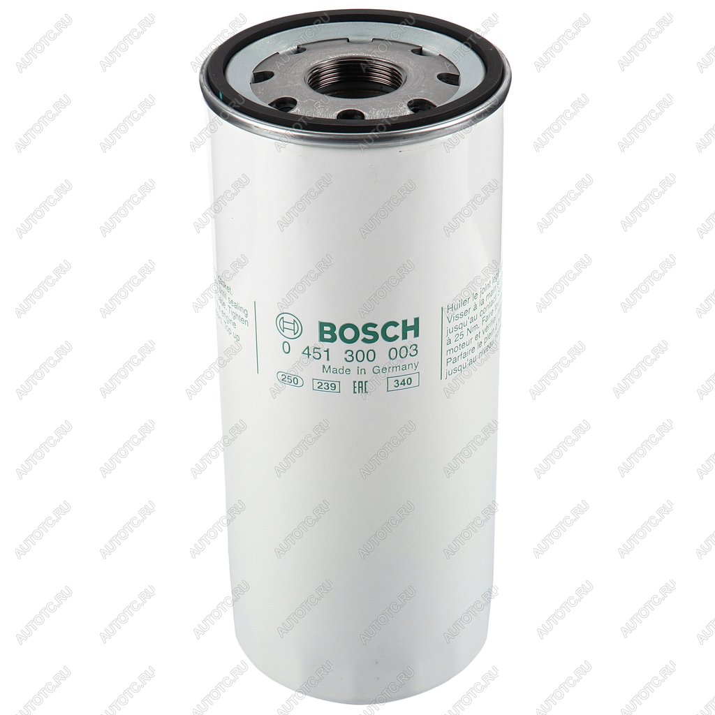 1 499 р. Фильтр масляный VOLVO 6FL,7FL,10FL,12F,12FH,12FL,16FL BOSCH BOSCH 0451300003  с доставкой в г. Воронеж