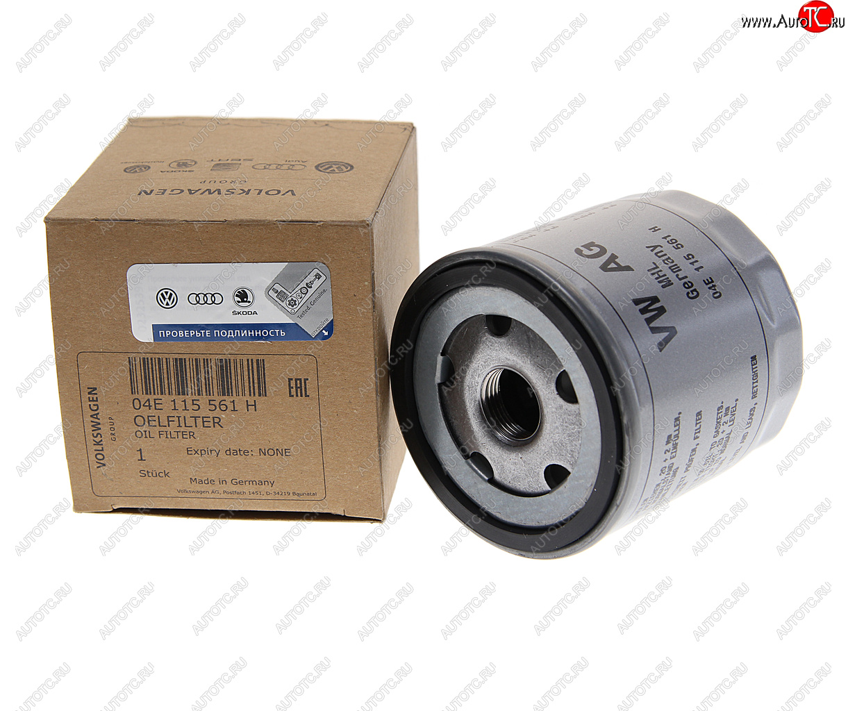 1 199 р. Фильтр масляный VW Golf (12-),Polo (12-) AUDI A3 (12-) SEAT Leon SKODA Octavia OE VAG 04e115561h  с доставкой в г. Воронеж