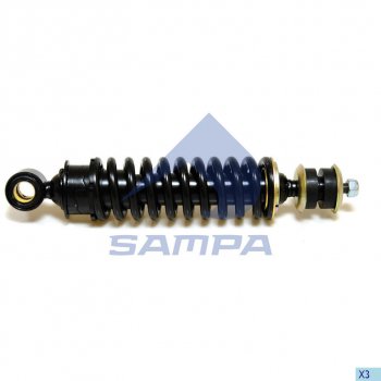4 599 р. Амортизатор DAF 95XF кабины передний с пружиной (277337 25x40 14x83 OI) SAMPA SAMPA 050.209-01  с доставкой в г. Воронеж. Увеличить фотографию 1
