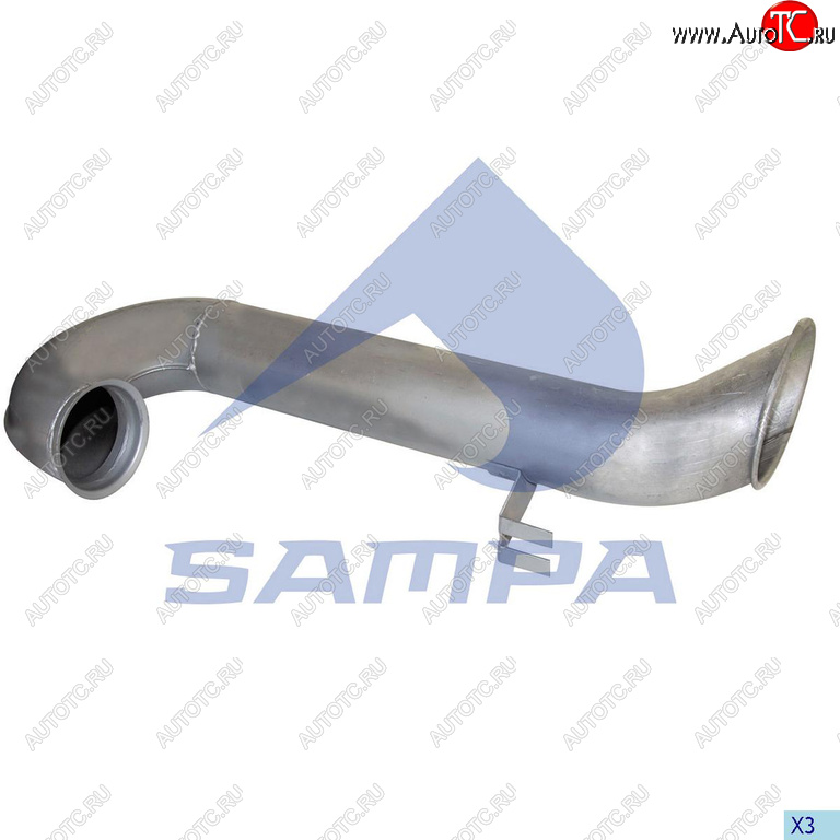 7 499 р. Труба выхлопная глушителя DAF SAMPA SAMPA 050.435  с доставкой в г. Воронеж