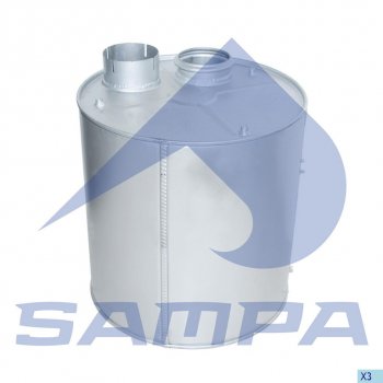 16 899 р. Глушитель DAF 95XF SAMPA SAMPA 050.450  с доставкой в г. Воронеж. Увеличить фотографию 1