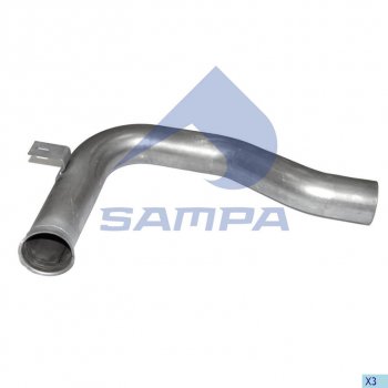 6 849 р. Труба приемная глушителя DAF 95XF SAMPA SAMPA 050.466  с доставкой в г. Воронеж. Увеличить фотографию 1