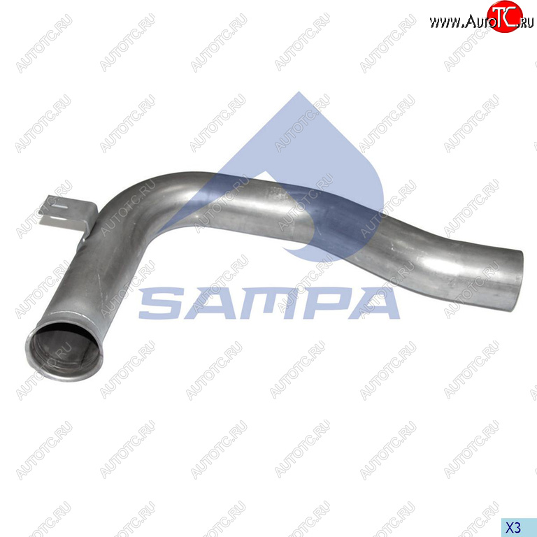6 849 р. Труба приемная глушителя DAF 95XF SAMPA SAMPA 050.466  с доставкой в г. Воронеж