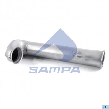 6 999 р. Труба приемная глушителя DAF CF 75 (01-) SAMPA SAMPA 050.486  с доставкой в г. Воронеж. Увеличить фотографию 1