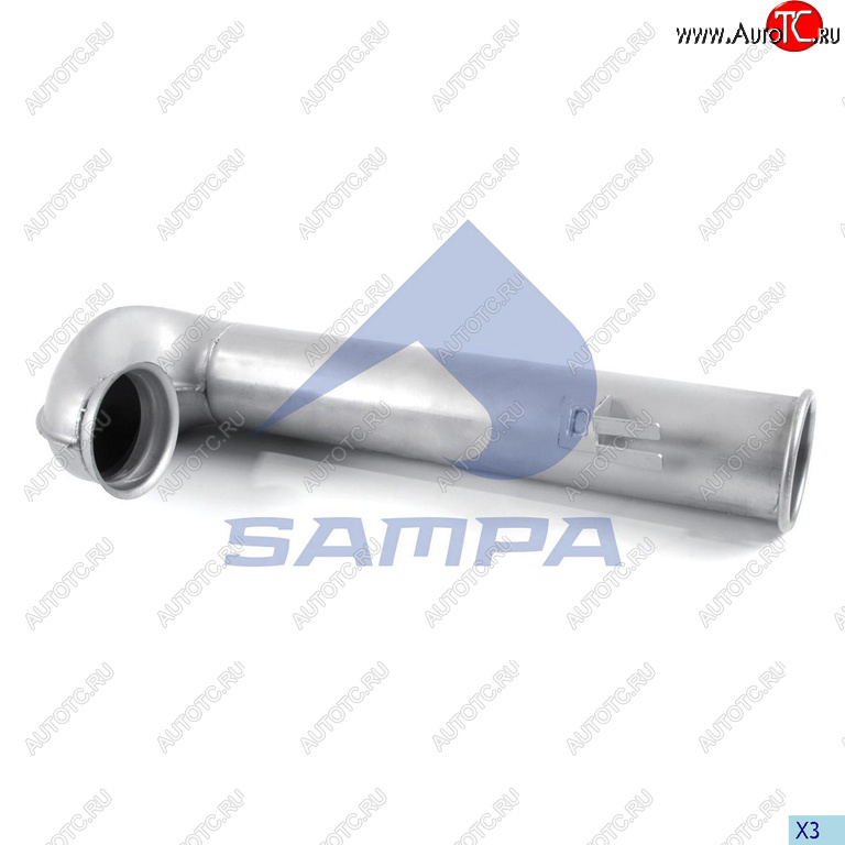 6 999 р. Труба приемная глушителя DAF CF 75 (01-) SAMPA SAMPA 050.486  с доставкой в г. Воронеж