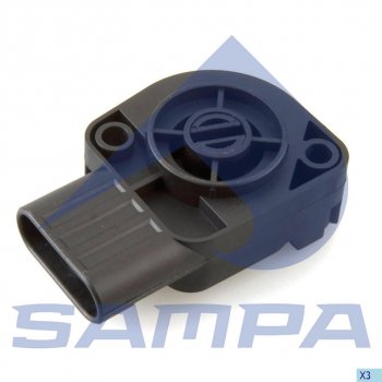 1 359 р. Датчик DAF CF85,75,XF105 положения педали газа SAMPA SAMPA 051.137  с доставкой в г. Воронеж. Увеличить фотографию 1