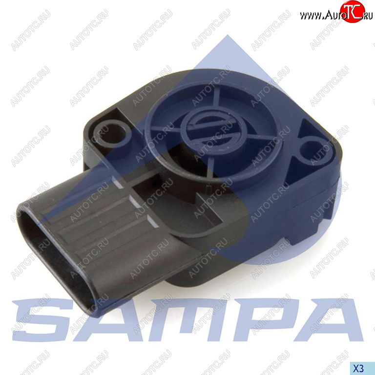 1 359 р. Датчик DAF CF85,75,XF105 положения педали газа SAMPA SAMPA 051.137  с доставкой в г. Воронеж