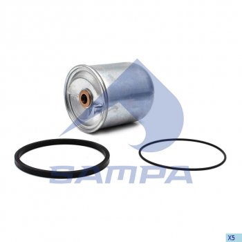 1 799 р. Фильтр масляный DAF 75CF,85CF,95XF центрифуга (втулки 14мм) SAMPA SAMPA 051.302-01  с доставкой в г. Воронеж. Увеличить фотографию 1