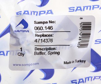 679 р. Отбойник IVECO Stralis рессоры задней SAMPA SAMPA 060.146  с доставкой в г. Воронеж. Увеличить фотографию 3