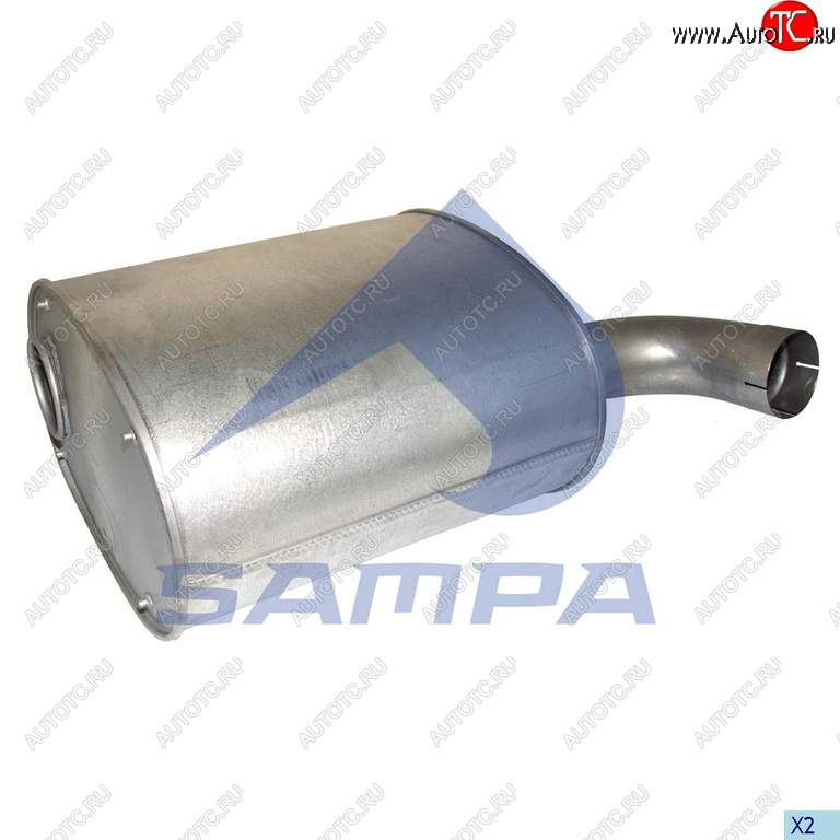 17 999 р. Глушитель IVECO SAMPA SAMPA 060.414  с доставкой в г. Воронеж