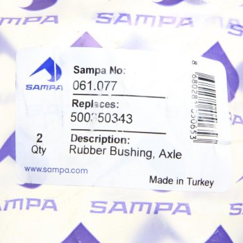 559 р. Сайлентблок IVECO Daily рычага переднего верхний (38х65х34) SAMPA SAMPA 061.077  с доставкой в г. Воронеж. Увеличить фотографию 3