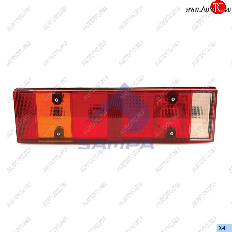 2 379 р. Фонарь задний IVECO правый (467х132мм) IVECO-разъем сзади SAMPA SAMPA 061.081  с доставкой в г. Воронеж