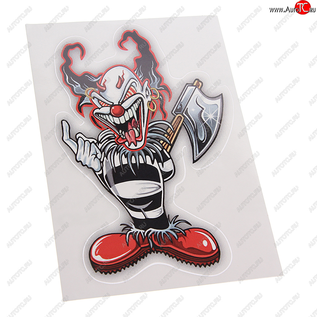 64 р. Наклейка виниловая вырезанная Joker 11х17см полноцветная AUTOSTICKERS AUTOSTICKERS 061320  с доставкой в г. Воронеж