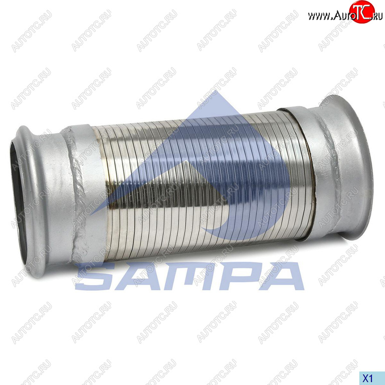 3 199 р. Гофра IVECO глушителя с фланцем (129x290) SAMPA SAMPA 064.387  с доставкой в г. Воронеж
