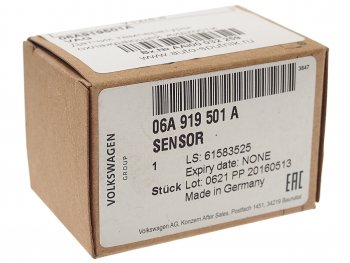 1 299 р. Датчик температуры VW AUDI SEAT SKODA (2-х штекерный черный) OE VAG 06a919501a  с доставкой в г. Воронеж. Увеличить фотографию 3