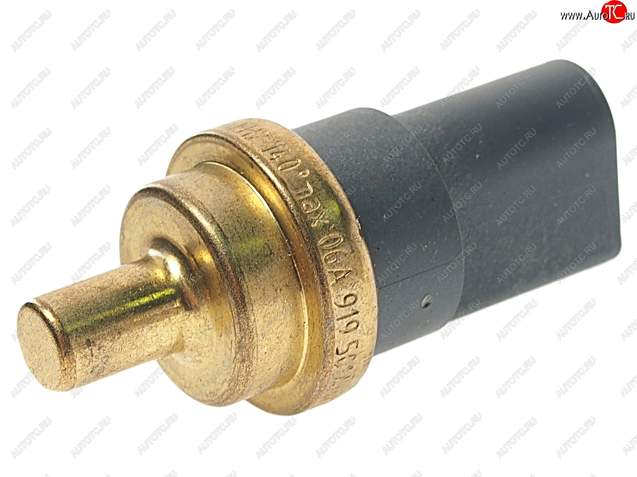 1 299 р. Датчик температуры VW AUDI SEAT SKODA (2-х штекерный черный) OE VAG 06a919501a  с доставкой в г. Воронеж