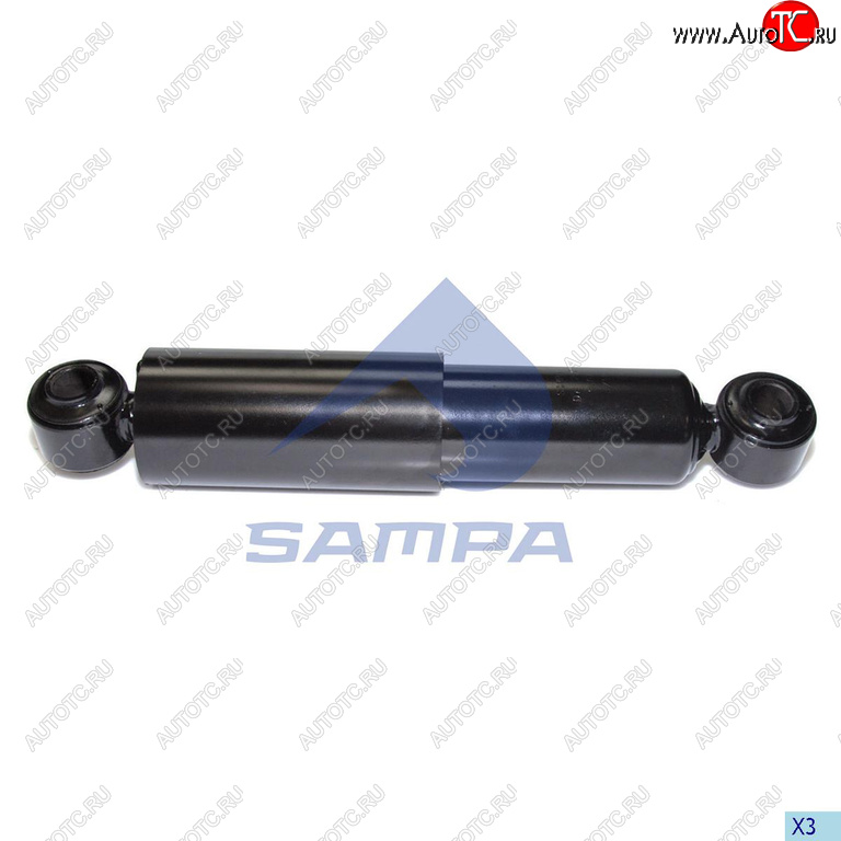 3 699 р. Амортизатор BPW FRUEHAUF SAF SCHMITZ полуприцепа, прицепа (294429 24х55 24х55 ОО) SAMPA SAMPA 070.227-01  с доставкой в г. Воронеж