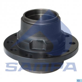 10 749 р. Ступица BPW (ECO) колеса (SN3036,8-9т) SAMPA SAMPA 070.347  с доставкой в г. Воронеж. Увеличить фотографию 1