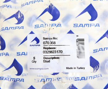 211 р. Шпилька колеса BPW GIGANT (M22х1.5х61, M22х2.0х48 L=113мм) SAMPA SAMPA 070.368  с доставкой в г. Воронеж. Увеличить фотографию 2