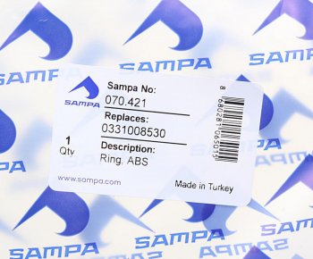 389 р. Кольцо АБС BPW (z=80) SAMPA SAMPA 070.421  с доставкой в г. Воронеж. Увеличить фотографию 3