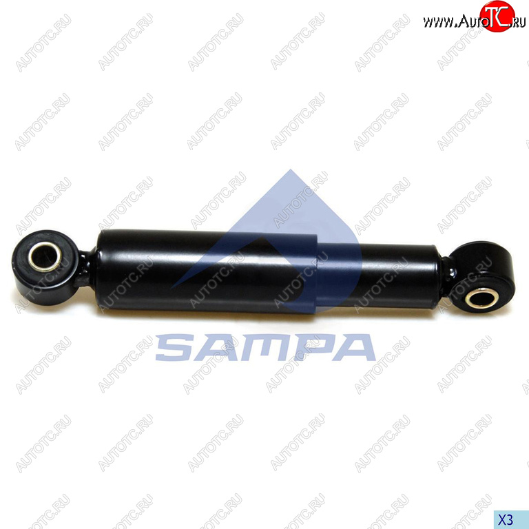 3 599 р. Амортизатор BPW SAF полуприцепа, прицепа (489318 70х75 20х78 20х68 ОО) SAMPA SAMPA 075.081-01  с доставкой в г. Воронеж