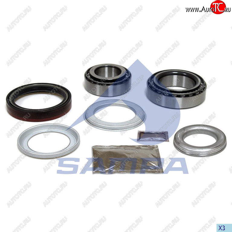 6 099 р. Ремкомплект SAF ступицы (SKRSSKRZ9030,подшипники,сальники) SAMPA SAMPA 075.588  с доставкой в г. Воронеж