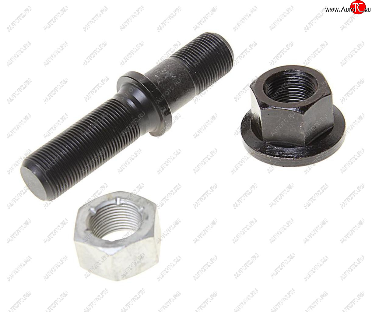 499 р. Шпилька колеса SAF (M22x1.5,M22x1.5,L=112) в сборе (гайки 04029,06425) SAMPA SAMPA 075.599  с доставкой в г. Воронеж