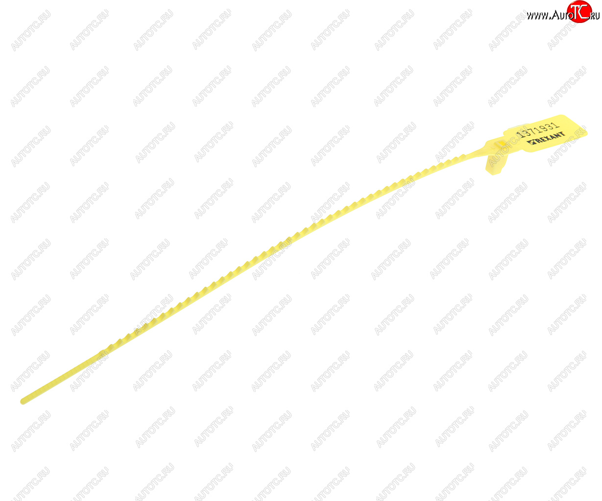 12 р. Пломба пластиковая L=255мм номерная (желтая) REXANT REXANT 07-6122  с доставкой в г. Воронеж