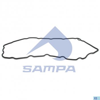 2 699 р. Прокладка крышки клапанной VOLVO FM9 дв.D9A SAMPA SAMPA 078.022  с доставкой в г. Воронеж. Увеличить фотографию 1