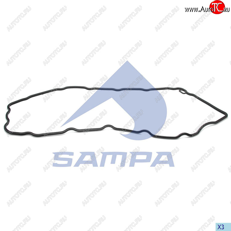 2 699 р. Прокладка крышки клапанной VOLVO FM9 дв.D9A SAMPA SAMPA 078.022  с доставкой в г. Воронеж