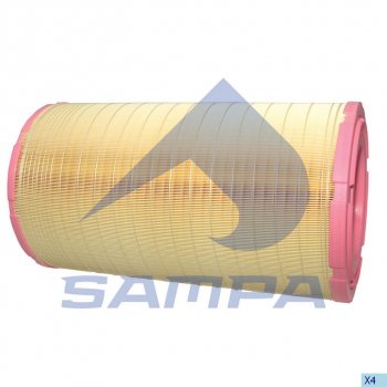 3 899 р. Фильтр воздушный RENAULT Magnum,Premium,Kerax (10.96-) SAMPA SAMPA 078.086-01  с доставкой в г. Воронеж. Увеличить фотографию 1