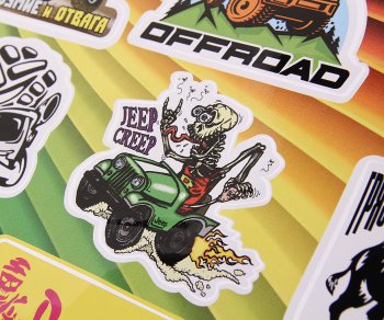 349 р. Наклейка виниловая вырезанная Stiker-boom 4х4 №3  35х50см в наборе 1 лист AUTOSTICKERS AUTOSTICKERS 078649  с доставкой в г. Воронеж. Увеличить фотографию 2