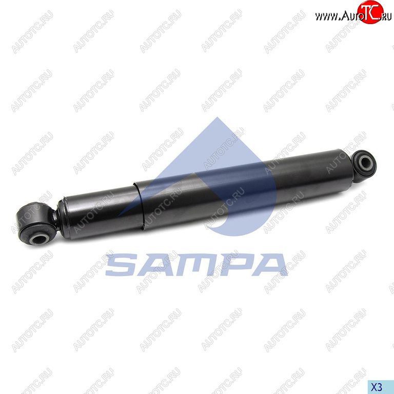 4 599 р. Амортизатор RENAULT Kerax задний (526882 71х80 20х55 25х62 OO) SAMPA SAMPA 079.012-01  с доставкой в г. Воронеж