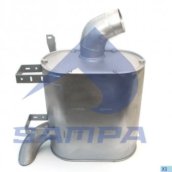 30 999 р. Глушитель RENAULT Magnum SAMPA SAMPA 079.151  с доставкой в г. Воронеж. Увеличить фотографию 1
