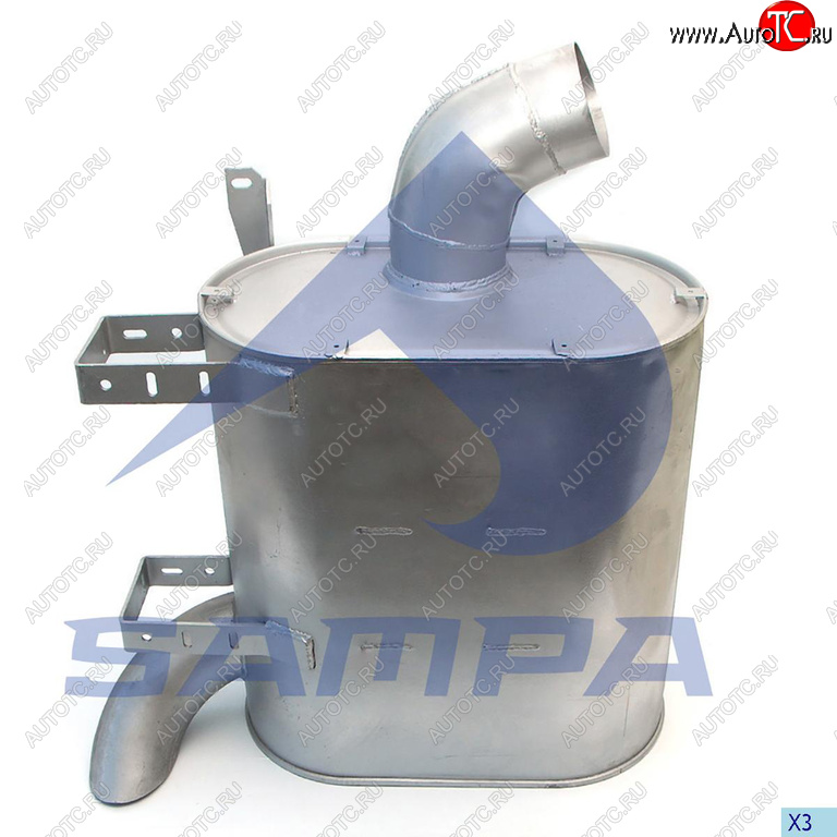 30 999 р. Глушитель RENAULT Magnum SAMPA SAMPA 079.151  с доставкой в г. Воронеж
