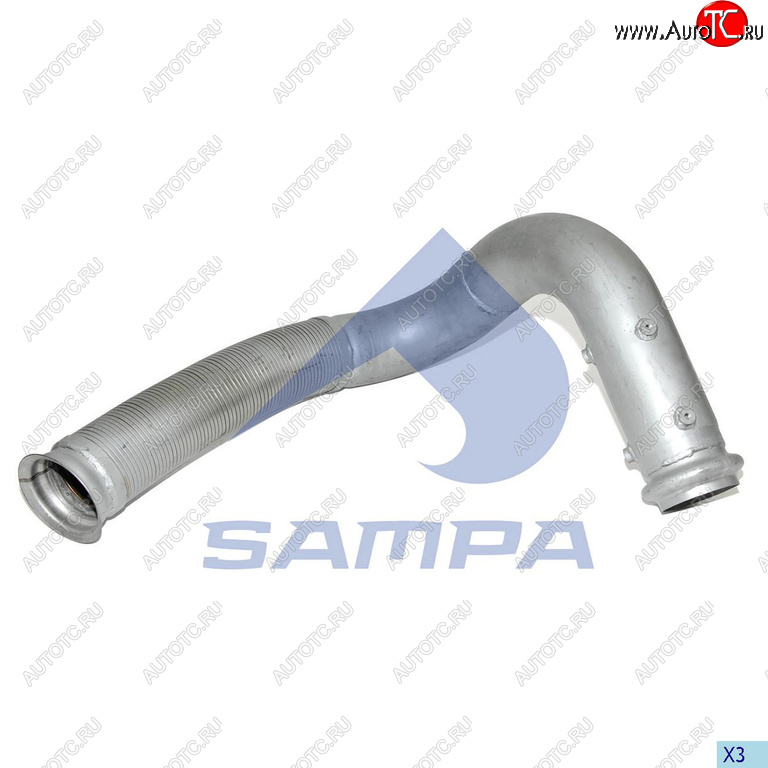 9 549 р. Труба приемная глушителя RENAULT Premium передняя SAMPA SAMPA 079.164  с доставкой в г. Воронеж