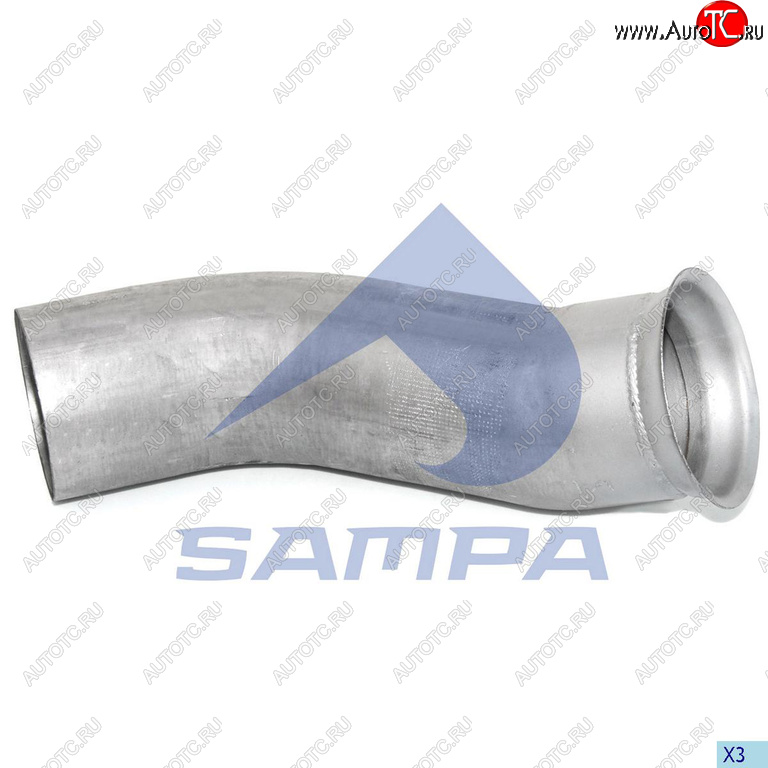 3 699 р. Труба приемная глушителя RENAULT SAMPA SAMPA 079.188  с доставкой в г. Воронеж