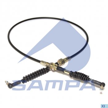 2 349 р. Трос акселератора L=1700мм RENAULT Magnum SAMPA SAMPA 079.326  с доставкой в г. Воронеж. Увеличить фотографию 1