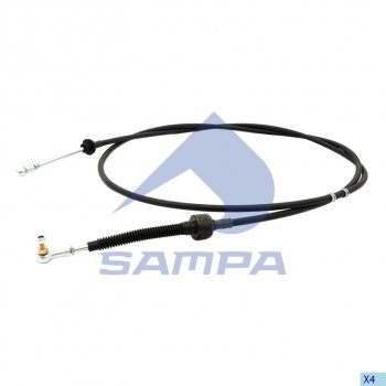 7 999 р. Трос RENAULT переключения КПП L=3680мм SAMPA SAMPA 079.339  с доставкой в г. Воронеж. Увеличить фотографию 1