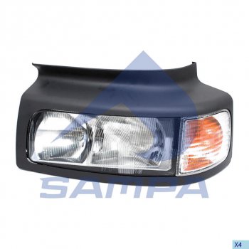 7 799 р. Фара RENAULT Premium левая SAMPA SAMPA 079.416  с доставкой в г. Воронеж. Увеличить фотографию 1