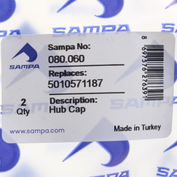 194 р. Крышка RENAULT Premium ступицы SAMPA SAMPA 080.060  с доставкой в г. Воронеж. Увеличить фотографию 2