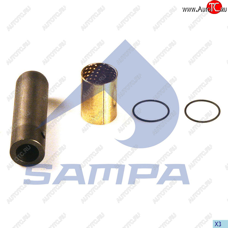 579 р. Ремкомплект RENAULT колодок тормозных (палец,втулки,упл.кольца) SAMPA SAMPA 080.545  с доставкой в г. Воронеж