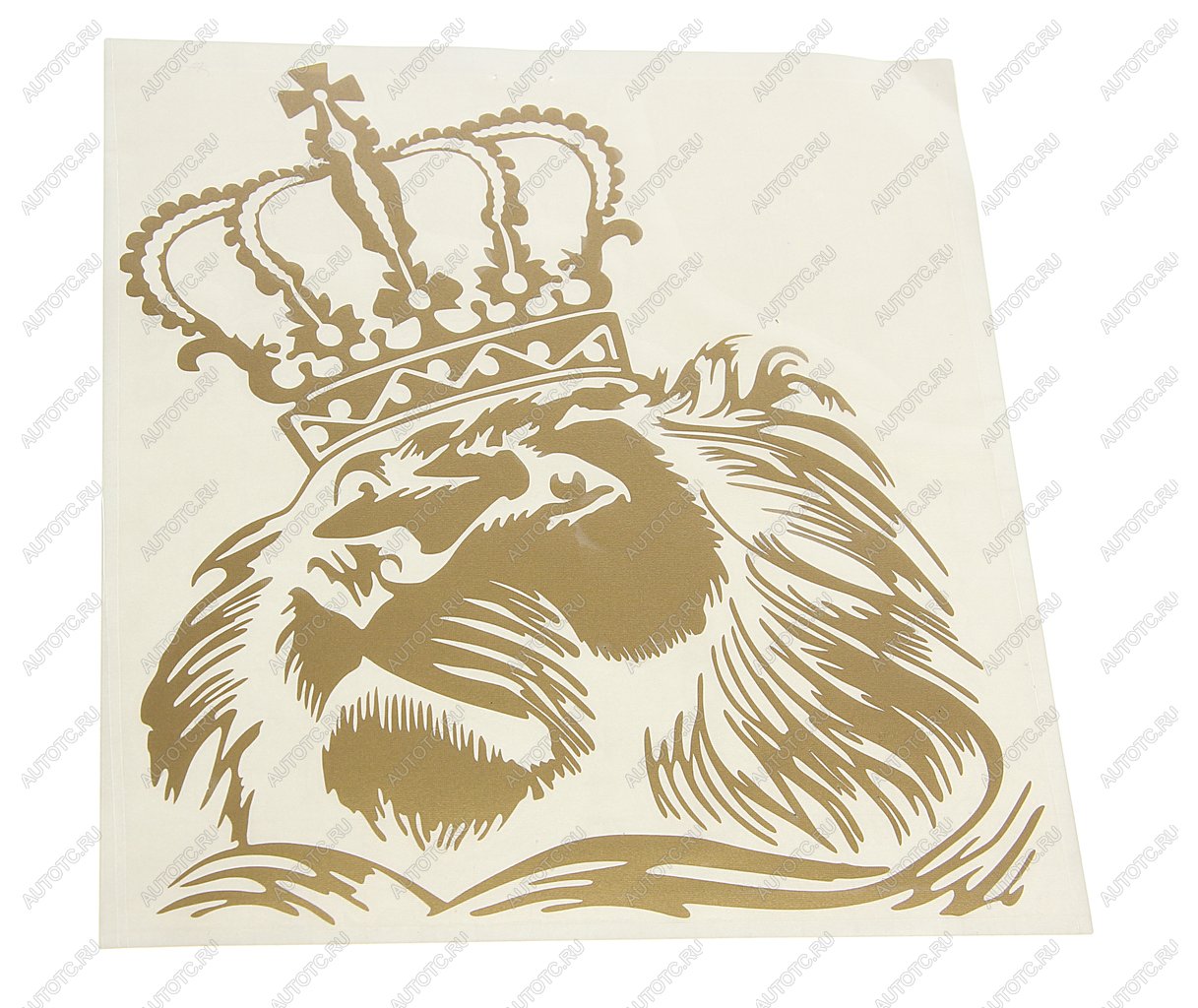 172 р. Наклейка виниловая вырезанная Лев корона (царь) 18х20см золото AUTOSTICKERS AUTOSTICKERS 080673  с доставкой в г. Воронеж