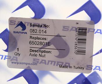 469 р. Гайка TRAILOR ступицы левая (M60x2) SAMPA SAMPA 082.014  с доставкой в г. Воронеж. Увеличить фотографию 3