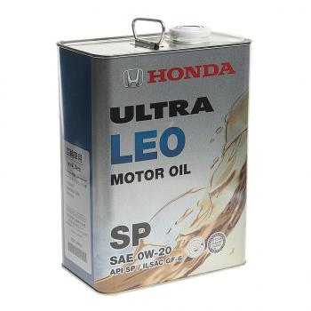 6 649 р. Масло моторное HONDA 0W20 синт.4л ULTRA LEO SN OE HONDA 08227-99974  с доставкой в г. Воронеж. Увеличить фотографию 1