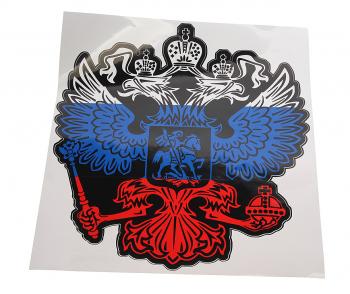 281 р. Наклейка виниловая вырезанная Герб РОССИИ 30х33см полноцветная AUTOSTICKERS AUTOSTICKERS 083032  с доставкой в г. Воронеж. Увеличить фотографию 1